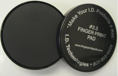 Impeccable Ceramic Pocket Fingerprint Pad, 2″ dia. (EZID200