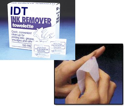 100 Packs of Ink Remover Towelettes Ink Remover Towelettes Sanitizing and  Cleaning Wipes